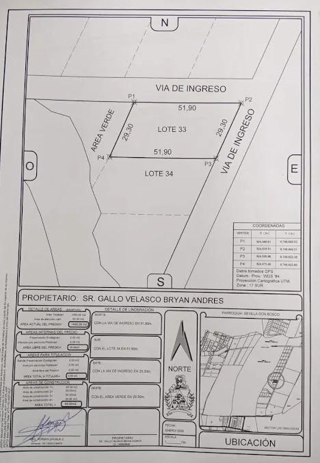 Terreno Ubicado en Sevilla Don Bosco — imagen 2