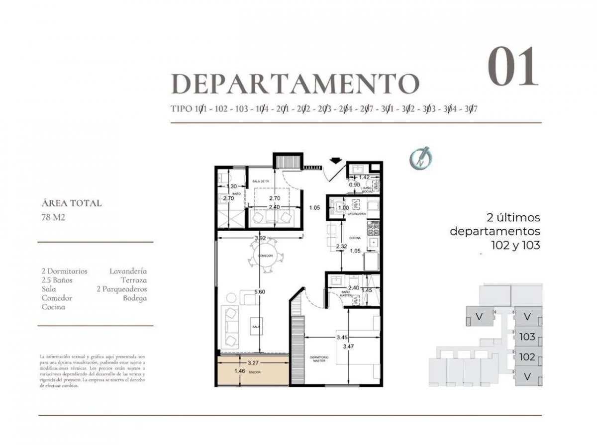 Departamento de 78 m² 2 Habitaciones en Venta en San Juan — imagen 8