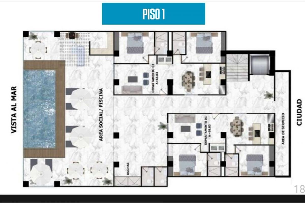 Departamentos de Venta en Manta, Manabí — imagen 5