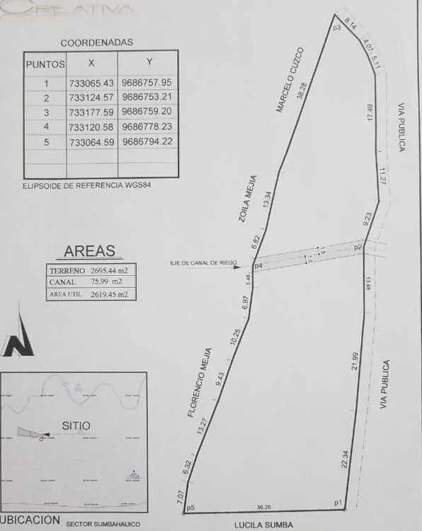Terreno en Venta 2.700 m² a 5 Minutos de Challuabamba - Panamericana Norte Cuenca, Azuay — imagen 7