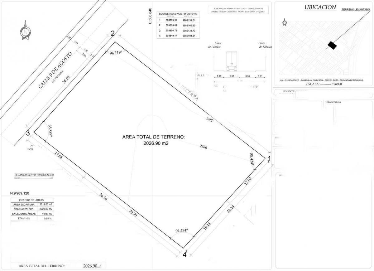 Terreno Plano en Venta 2.026 m² en Calderón — imagen 10