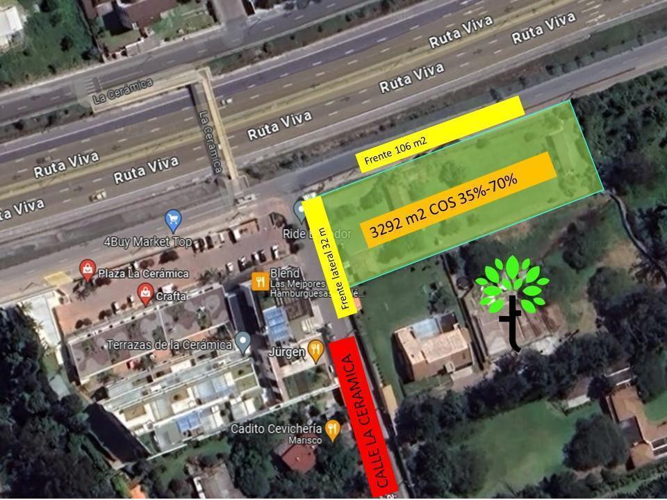 Vendo Terreno 3.292 m² Tumbaco en La Ruta Viva y Cerámica — imagen 10