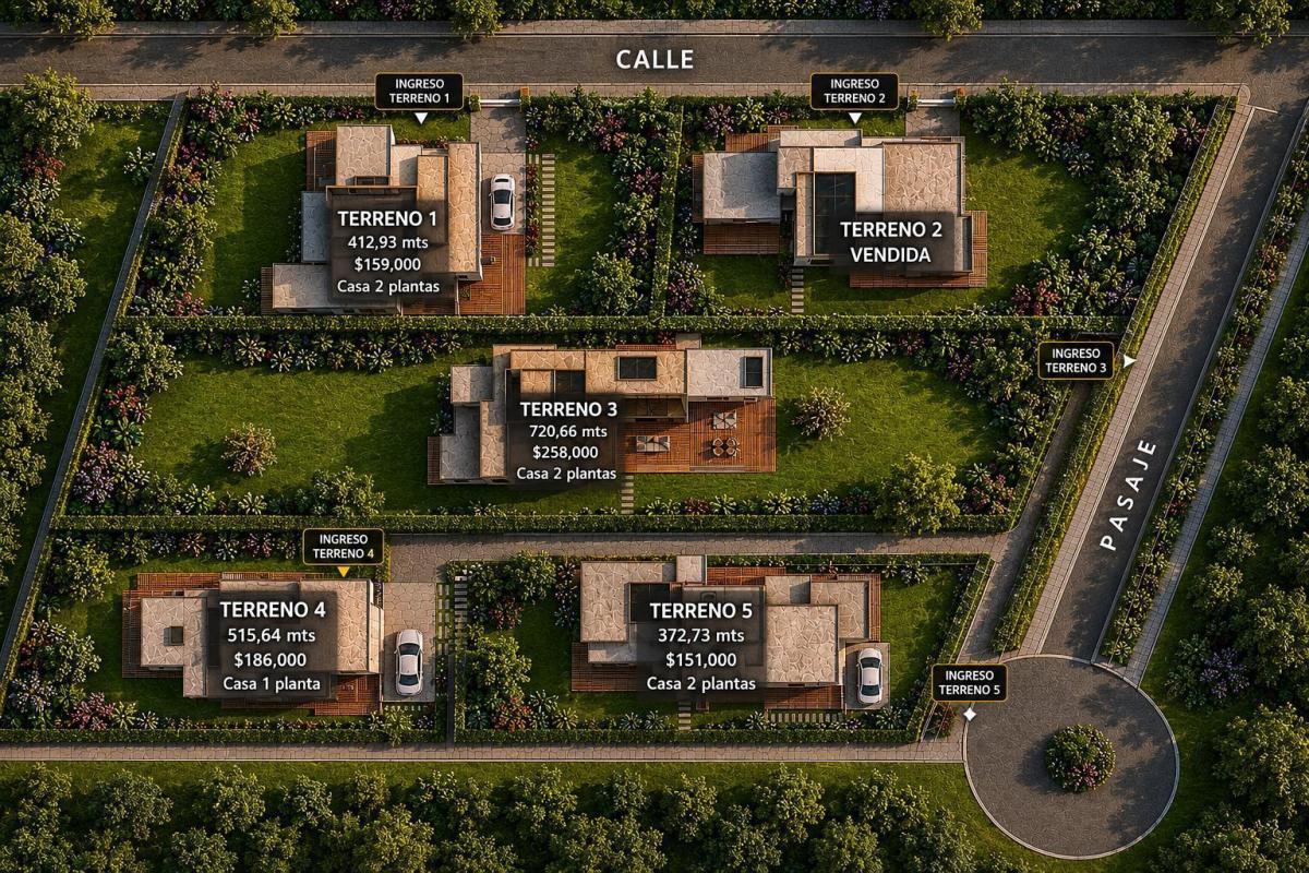Mjr Venta Terreno 720.66 m², Viña del Rio, Tumbaco, Planos Aprobados — imagen 3