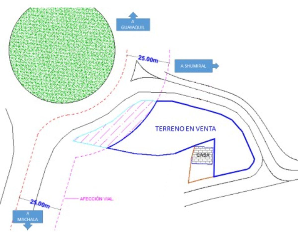 Terreno Esquinero de 1.600 m² en Venta – Vía Panamericana Guayaquil–machala, Azuay — imagen 2