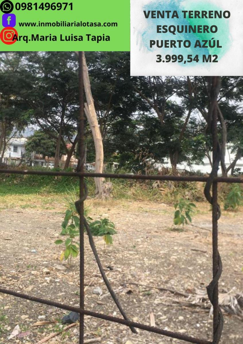 Venta Terreno Puerto Azul de 3.999, 54 m² Esquinero, Via a La Costa, Guayas — imagen 6