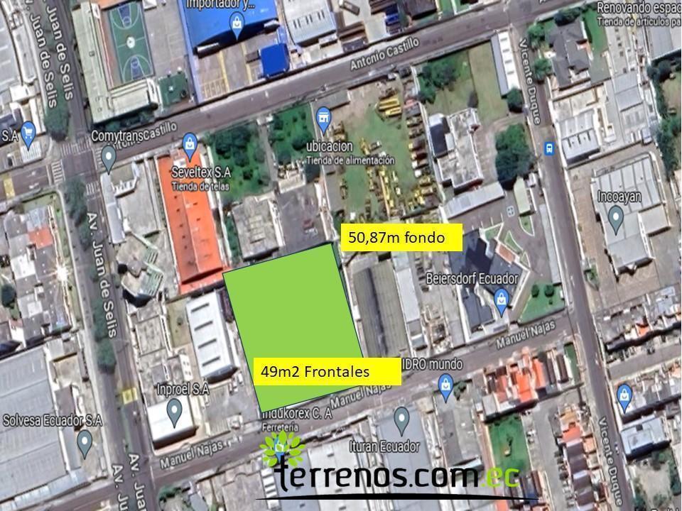 Terreno de Venta en Carcelen Industrial 2.494 m² con Cerramiento y Plano — imagen 8