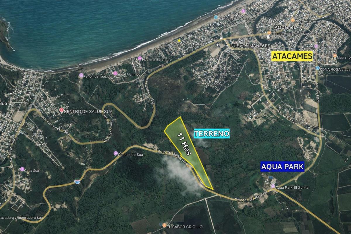 Venta de Terreno de 11.00has en Atacames — imagen 8