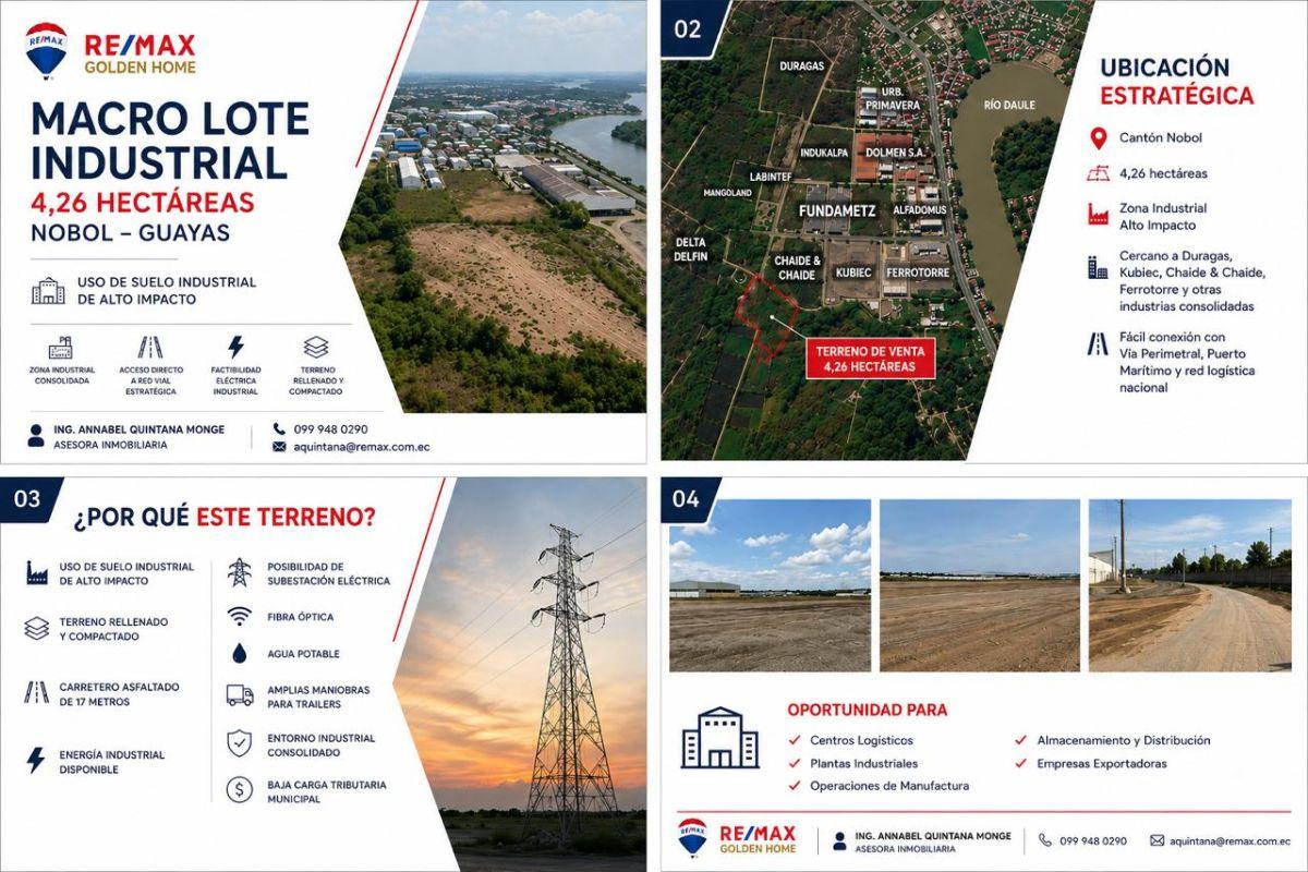 Venta Macro Lote Industrial Alto Impacto Enkm 30 Vía Guayaquil - Daule a. Quintana, Guayas — imagen 7