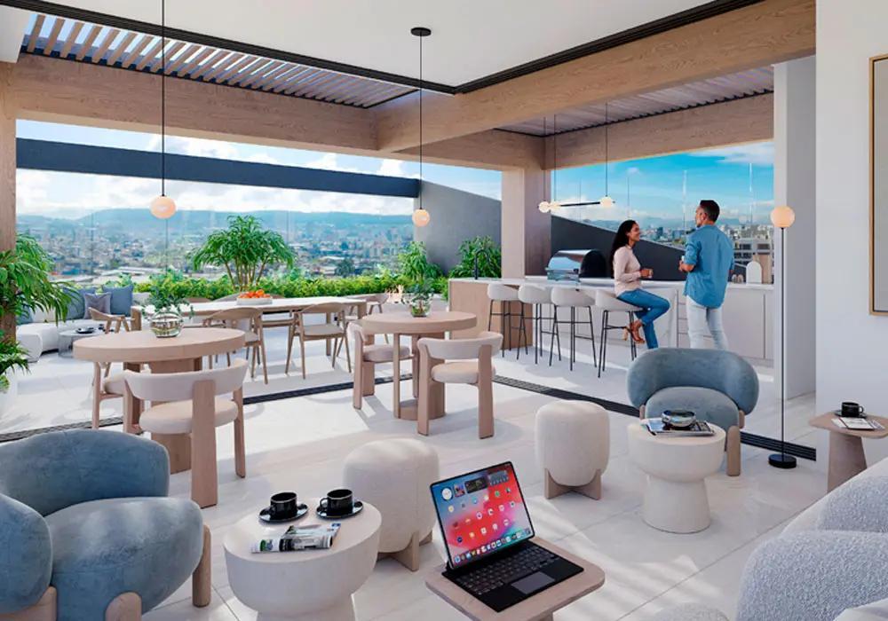 Quito Tenis, en Construcción Moderno Edif. Suite Lujo de 42 m² y 51 m², Ascensor, Seguridad — imagen 5