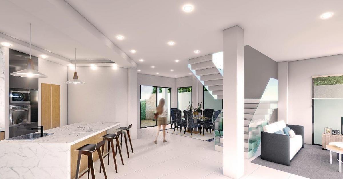 Casa Esquinera de Venta en Ciudad Celeste, Diseño Moderno, 4 Dorm.. Guayas — imagen 9