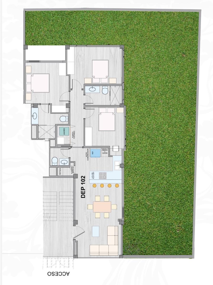 Departamento en Venta por Estrenar Dentro de Urbanización Sector Lumbisi — imagen 9