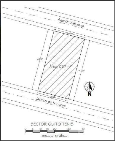 Quito Tenis - Azkunaga, Amplio Terreno con Dos Frentes 867 m² — imagen 10