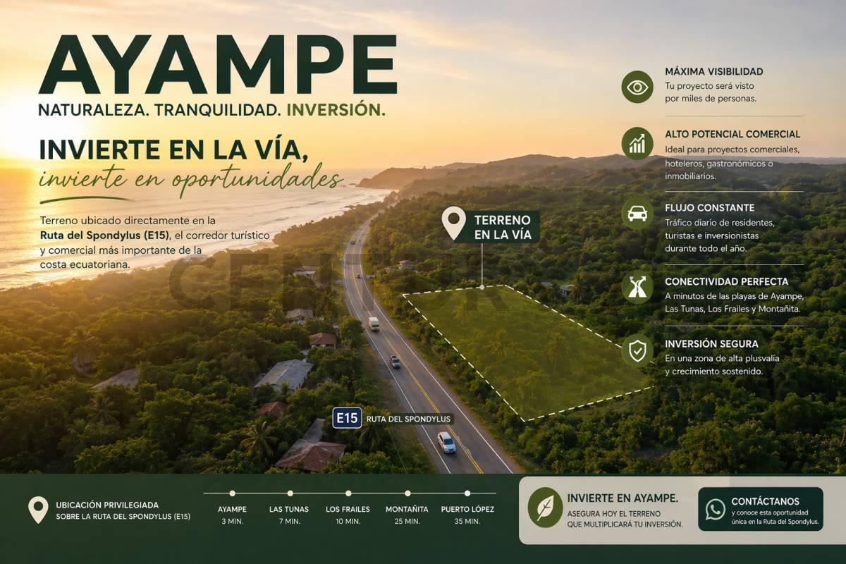Vendo 1000 m en Ayampe - Ruta del Spondilus a Pocos Pasos de La Playa, Manabí — imagen 4
