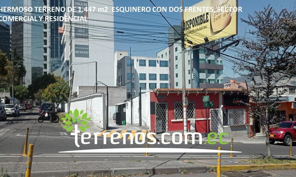Terreno de Venta Av Colón 1.447 m² a Una Cuadra de Av 12 de Octubre - Quito. Provincia de Pichincha — imagen 9