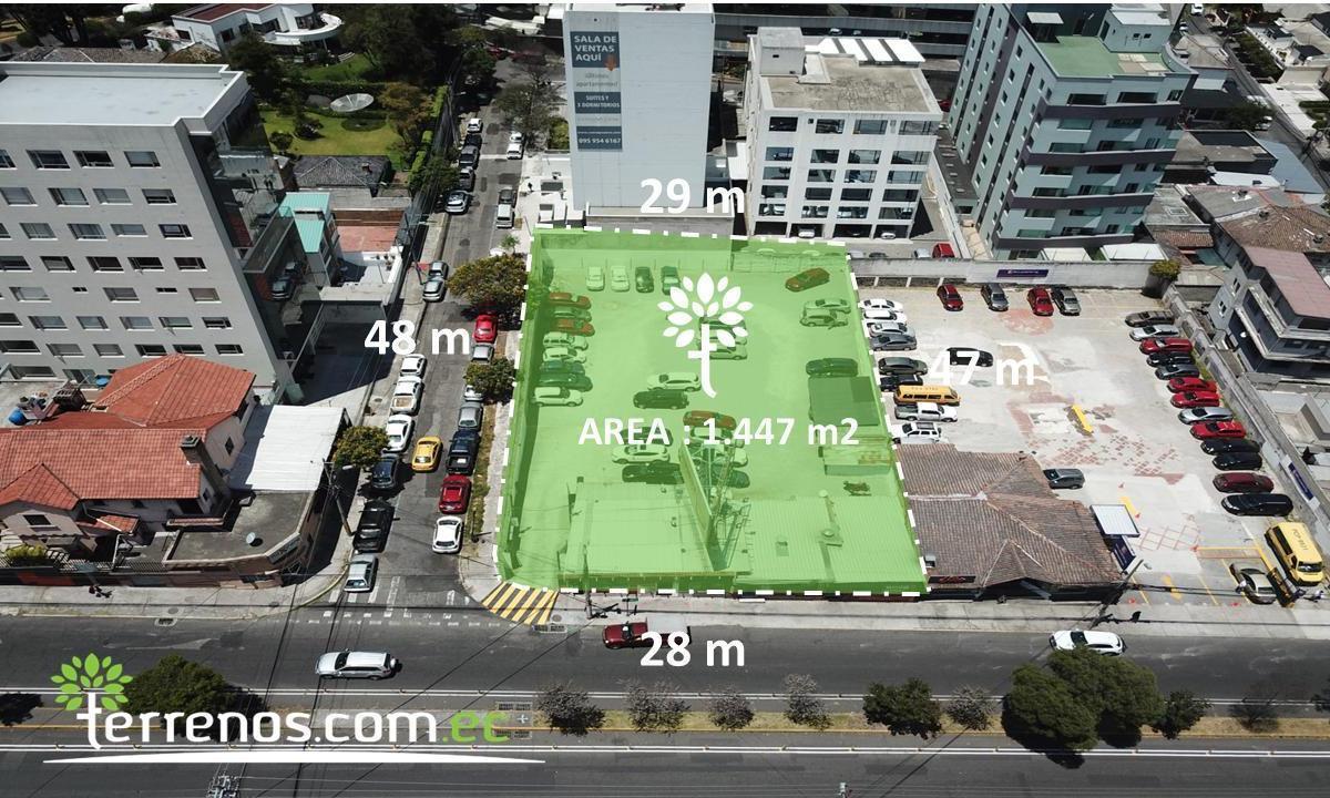 Terreno de Venta Av Colón 1.447 m² a Una Cuadra de Av 12 de Octubre - Quito. Provincia de Pichincha — imagen 7