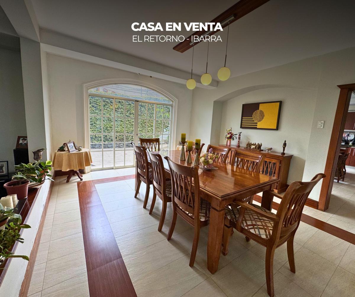 Venta Casa Independiente 355 m² 4 Dorm. Av El Retorno Ibarra, Imbabura — imagen 2