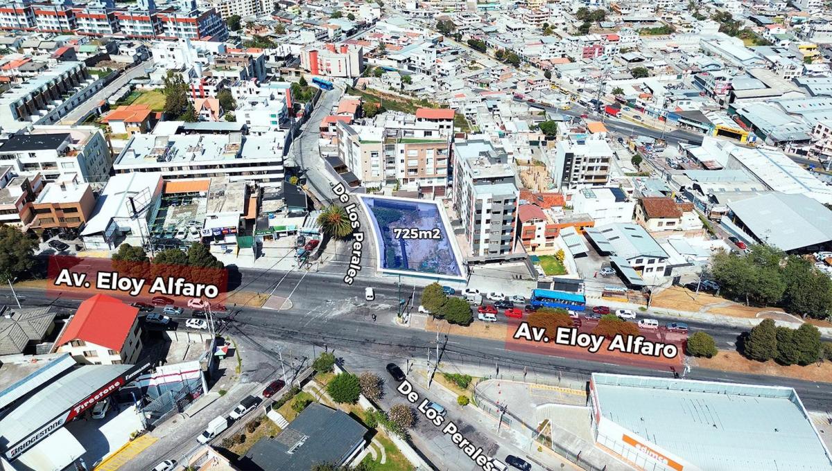 Venta Terreno 725 m² Eloy Alfaro Esquinero — imagen 10