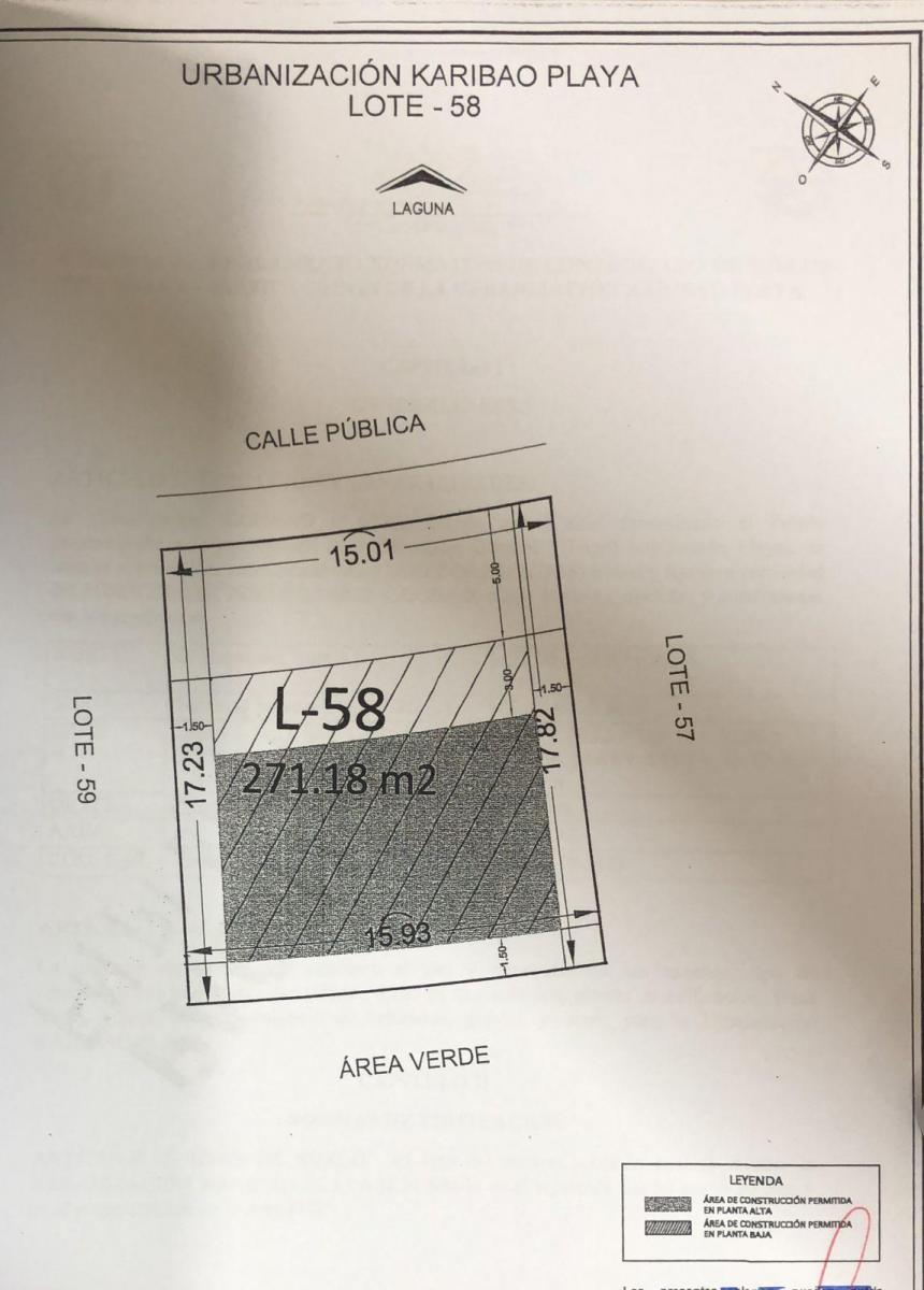 Terreno en Venta Frente a La Laguna Cristalina, Karibao, Km. 7.5 Playas, Guayas — imagen 2