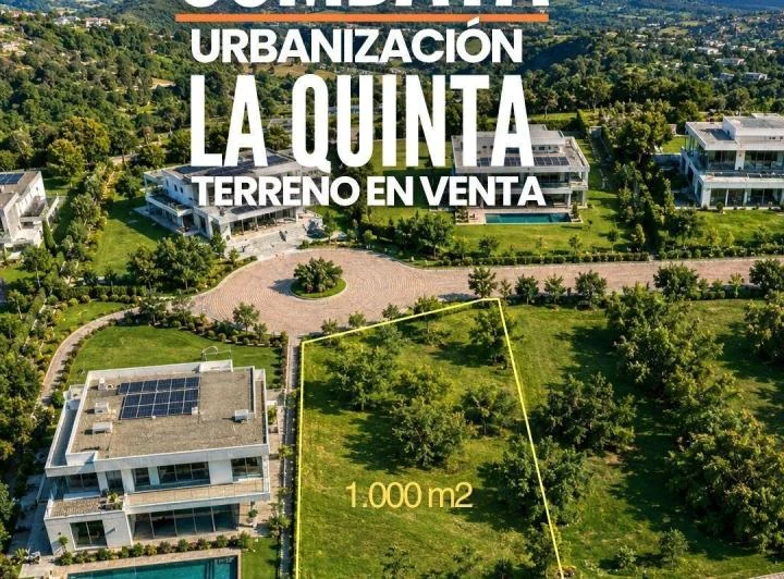 Terreno Venta Cumbayá | Urb La Quinta | Vista Panoramica | 1.000 m² — imagen 1