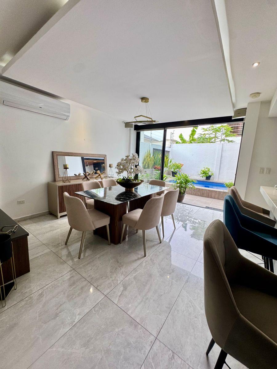 Vendo Moderna, Casa de Diseño en Punta Esmeraldas, 3 Dorm., Piscina, Terraza, Cocina Americana, Guayas — imagen 6