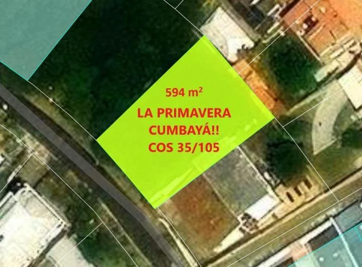 Terreno de Venta Para Proyecto en La Primavera Cumbayá! — imagen 1