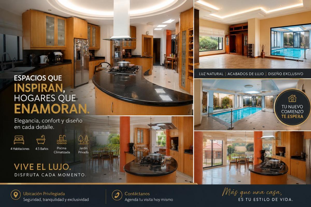 Venta de Casa Amplia con Piscina, en Cumbaya La Primavera — imagen 10