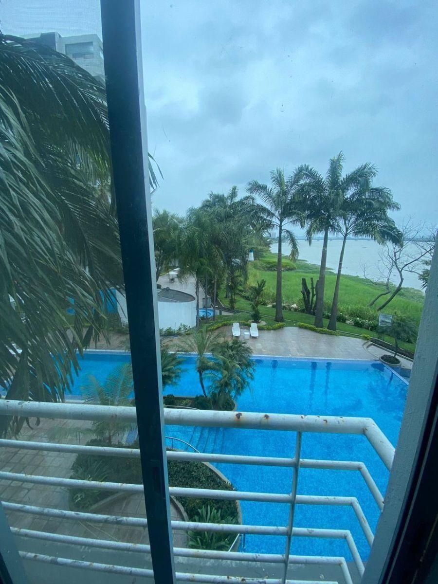En Venta Departamento Amoblado de 3 Dorm, en River Towers Samborondon, Hermosa Vista Al Rio, Guayas — imagen 8