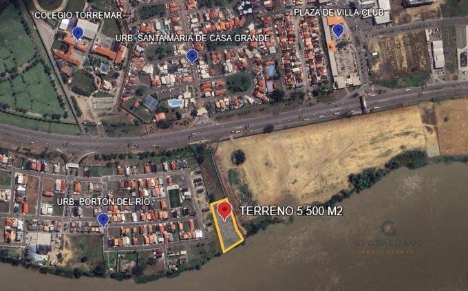 Terreno en Venta Av Febres - Cordero Junto a Urb. Portón del Río, Frente a Plaza Villa Club. G. P, Guayas — imagen 2