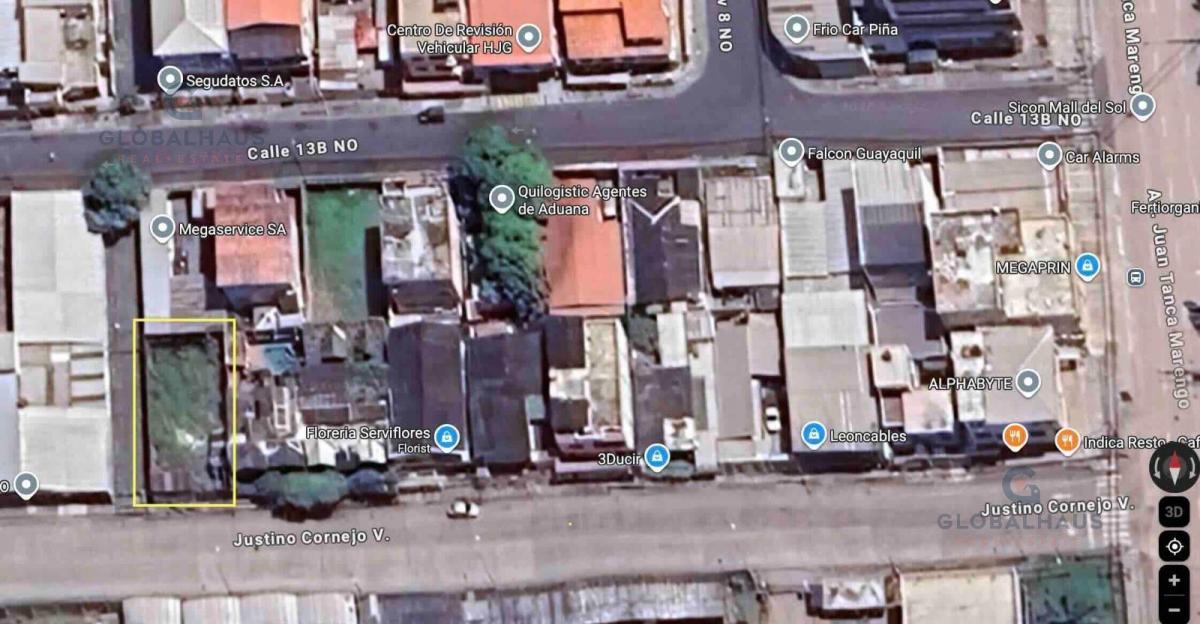 Venta de Terreno Esquinero en Kennedy Norte Cerca del Parque Japones. m. B, Guayas — imagen 3