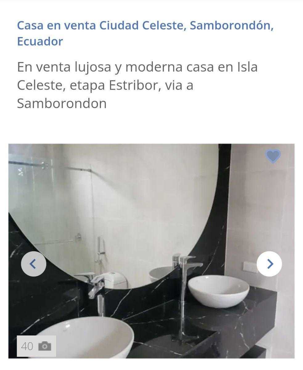 Vendo Casa de Estreno Ciudad Celeste Samborondon, Guayas — imagen 9