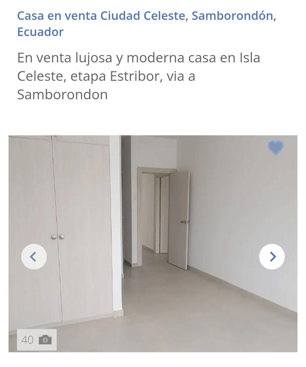 Vendo Casa de Estreno Ciudad Celeste Samborondon, Guayas — imagen 3