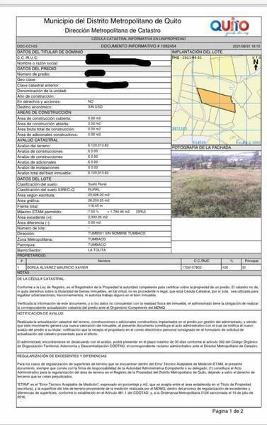Vendo Terreno de 26000 m² en La Tolita a 1 Km de La Ruta Viva, Gran Vista — imagen 2