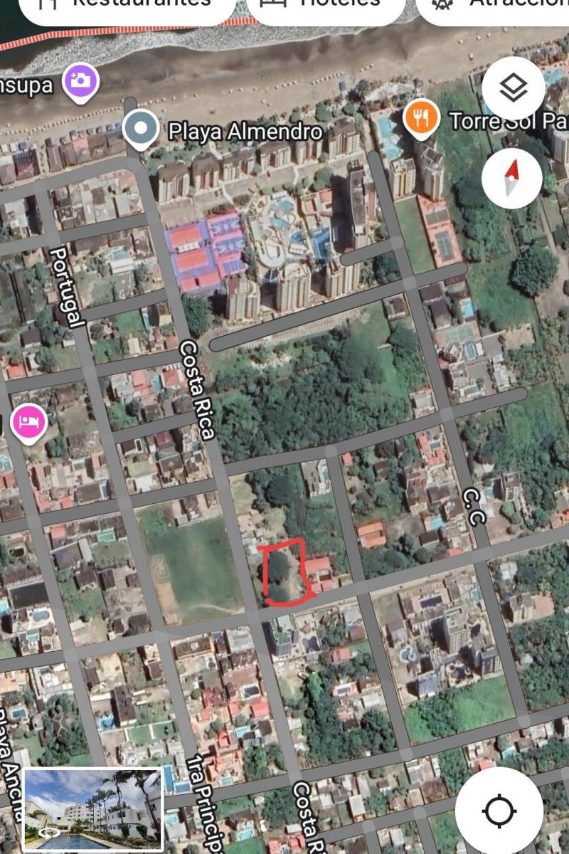 Terreno Esquinero en Venta 3160 m² Cerca de La Playa – Tonsupa, Esmeraldas — imagen 2
