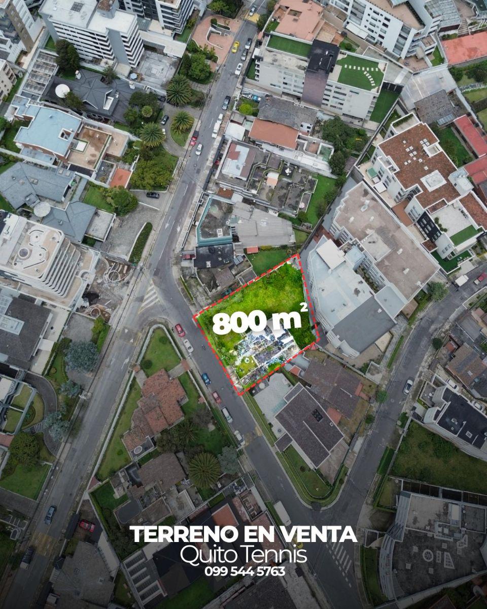 Terreno Para Desarrollo Inmobiliario | Quito Tenis | 800,80 m² | $480.000 — imagen 8