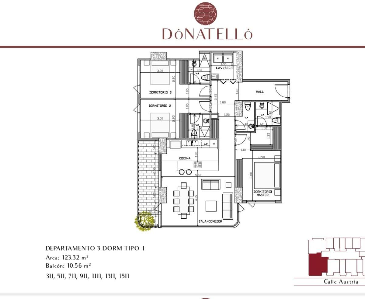 Departamento de 3 Habitaciones con Baño Cada Uno, con Acabados de Lujo Ideal Para Tu Familia — imagen 2