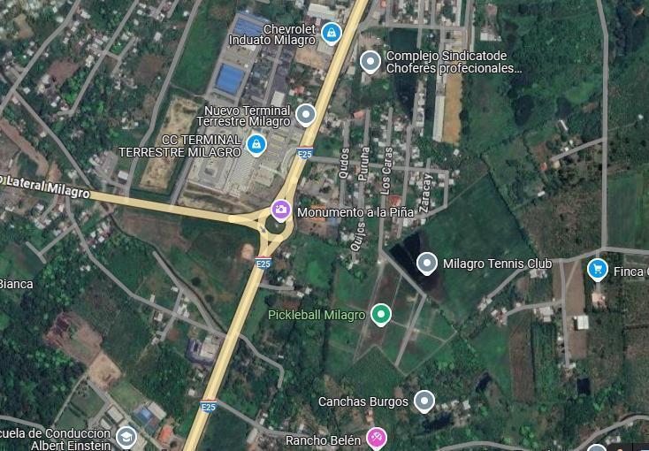 En Venta Terreno Industrial/comercial Km 4 1/2 Vía a Milagro - Virgen de Fátima, Guayas — imagen 2