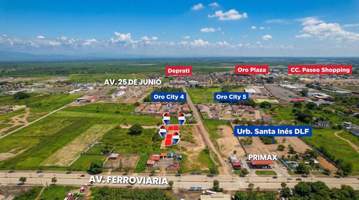 Venta Terrenos Urb. Cruz María La Ferroviaria Machala, El Oro — imagen 3