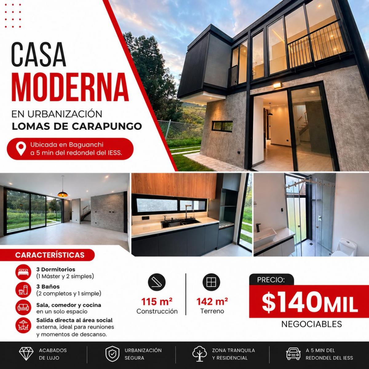 Moderna Propiedad Luminosa a 5 Min. del Iess (V3198), Azuay — imagen 10