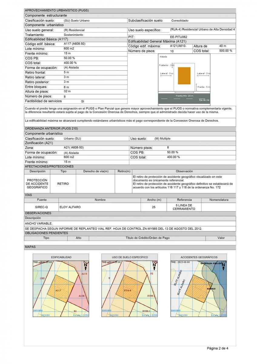 Lote Excelente Ubicación / Vista - Para Proyecto Inmobiliario — imagen 3