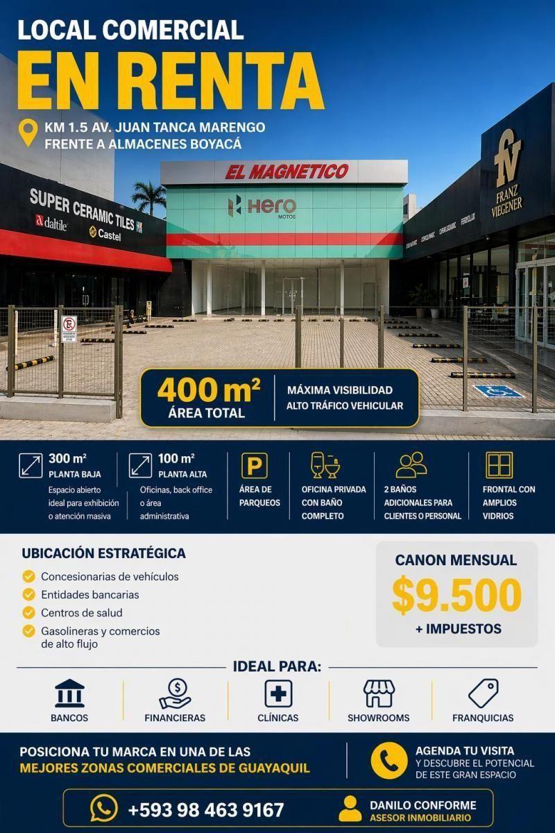 Edificio Comercial de 1.162 m² | Acceso Para Camiones | Av Quito y Luis Urdaneta, Guayas — imagen 3
