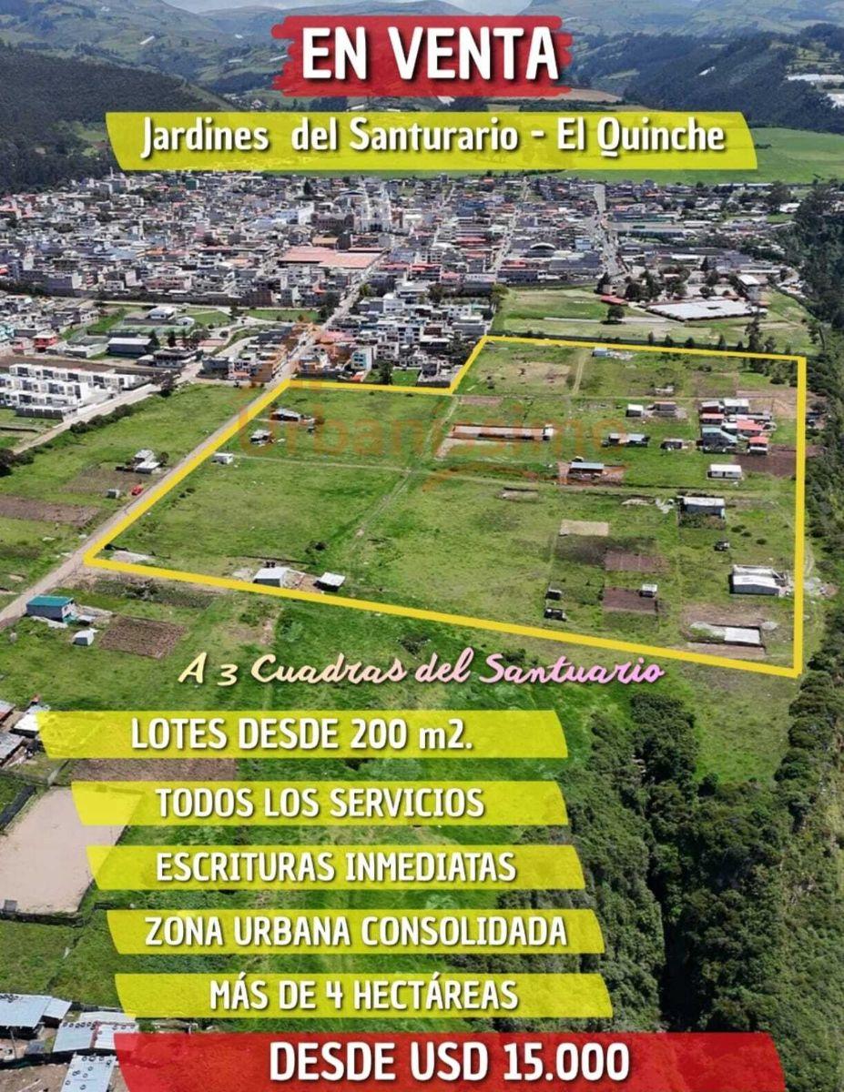 Hm/ El Quinche! Terrenos en Venta a Partir de 200 m² en 15.000 Usd — imagen 3