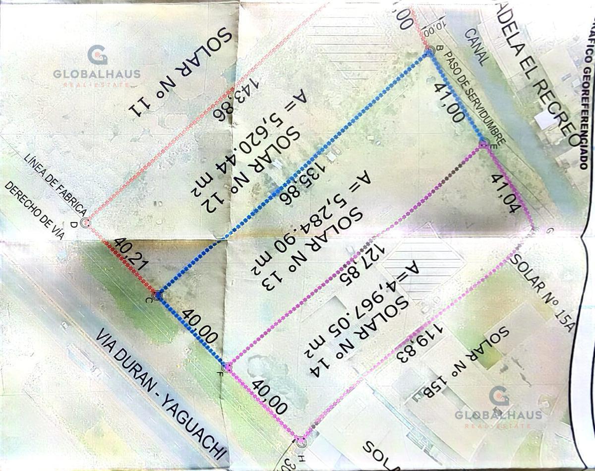 Venta Terreno Via Durán Yaguachi Norte de Durán, 5620 m², J. C. Guayas — imagen 3