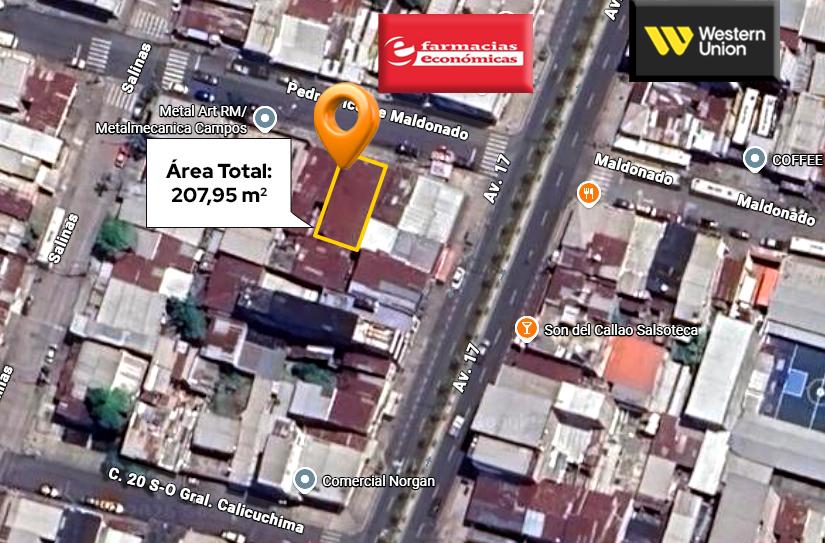 Terreno en Venta con Casa Antigüa Para Inversión - Calle Maldonado y La 17, Guayaquil, Guayas — imagen 9