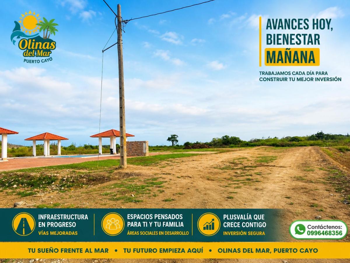 Terrenos en Puerto Cayo a 1,5 Km de La Playa | Urbanización Privada | Financiamiento Hasta 80 Meses, Manabí — imagen 6