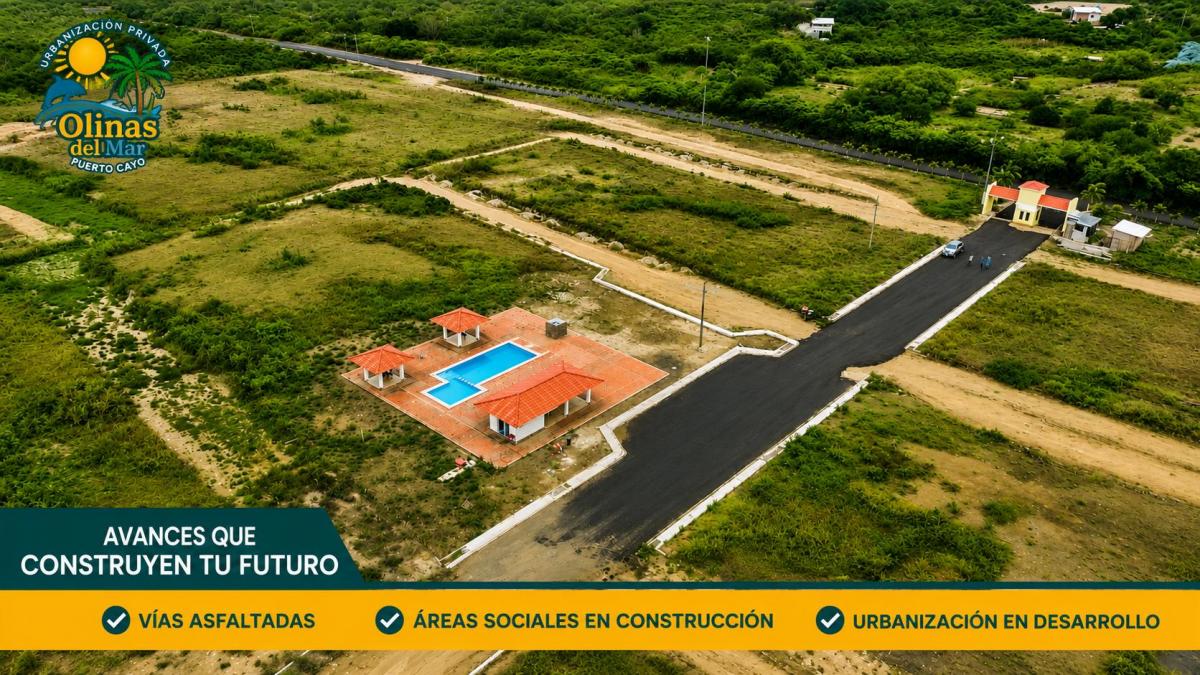 Terrenos en Puerto Cayo a 1,5 Km de La Playa | Urbanización Privada | Financiamiento Hasta 80 Meses, Manabí — imagen 5