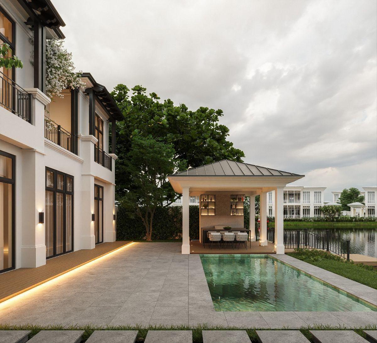 Samborondón Km 8 Aires de Batan Casa Al Lago por Estrenar en Venta, Guayas — imagen 2