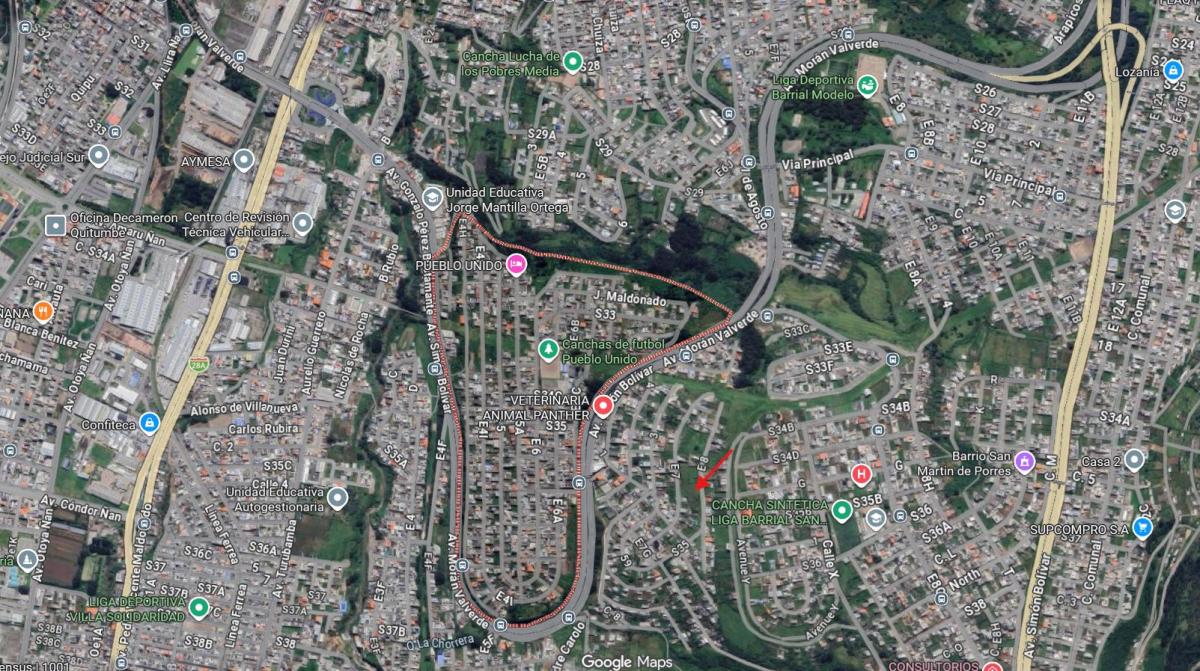 Terreno 300 m² en Venta Quitumbe - Pueblo Unido — imagen 3