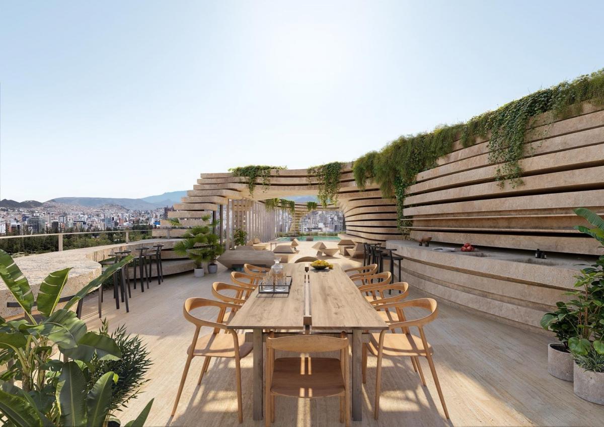 Ira Venta Estudio 23 m² con Balcón 3 m² Piso 12. Shyris. La Carolina — imagen 7