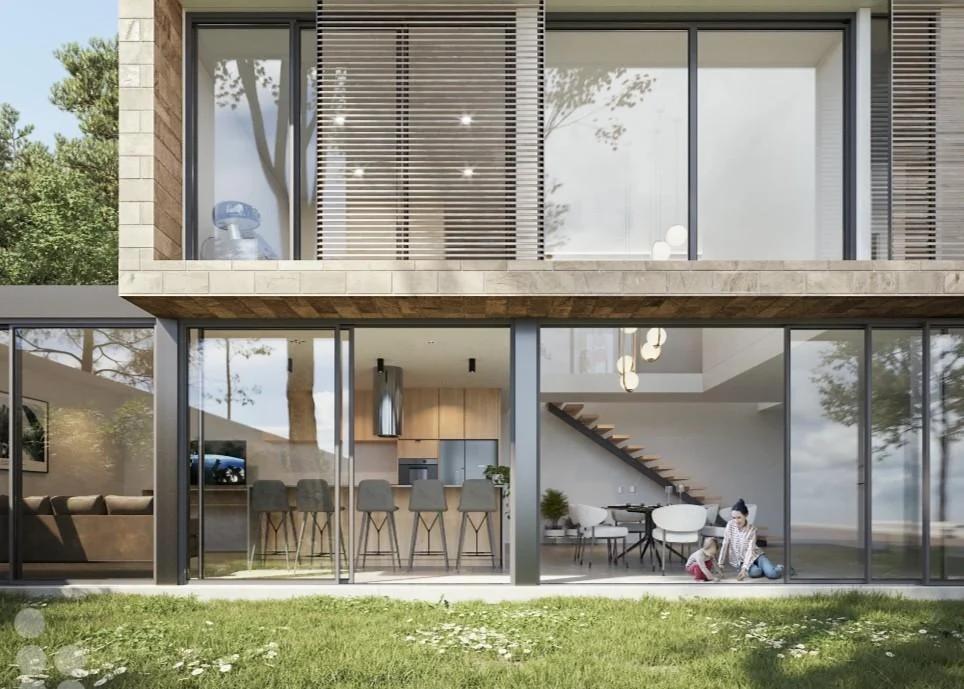 Con Generador Moderna Casa con Doble Seguridad Ruta Viva — imagen 9