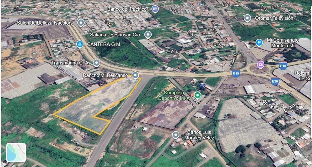 Venta de Macro Lote, Ubicado en La Intersección Entre La Vía Circunvalación y Vía a La Refinería Del, Manabí — imagen 9